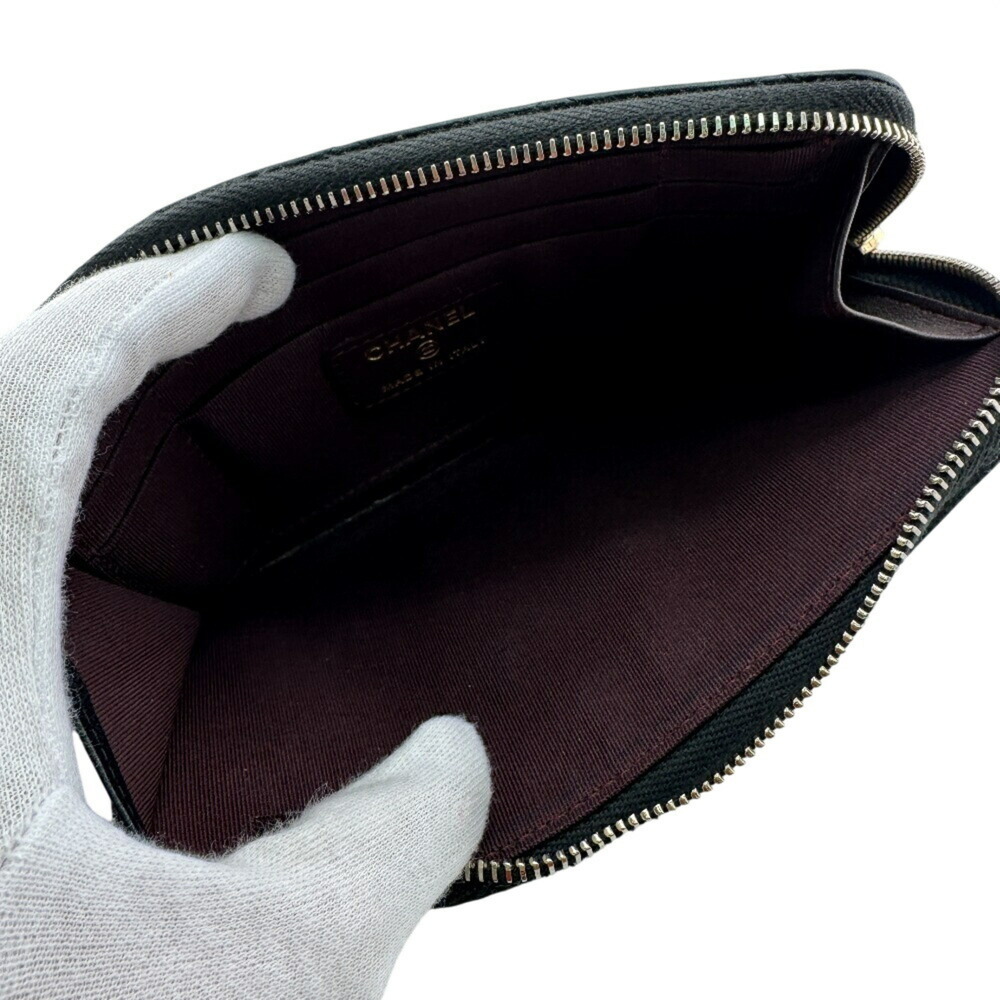 CHANEL Black Logo Wallet - Picture 9 of 11